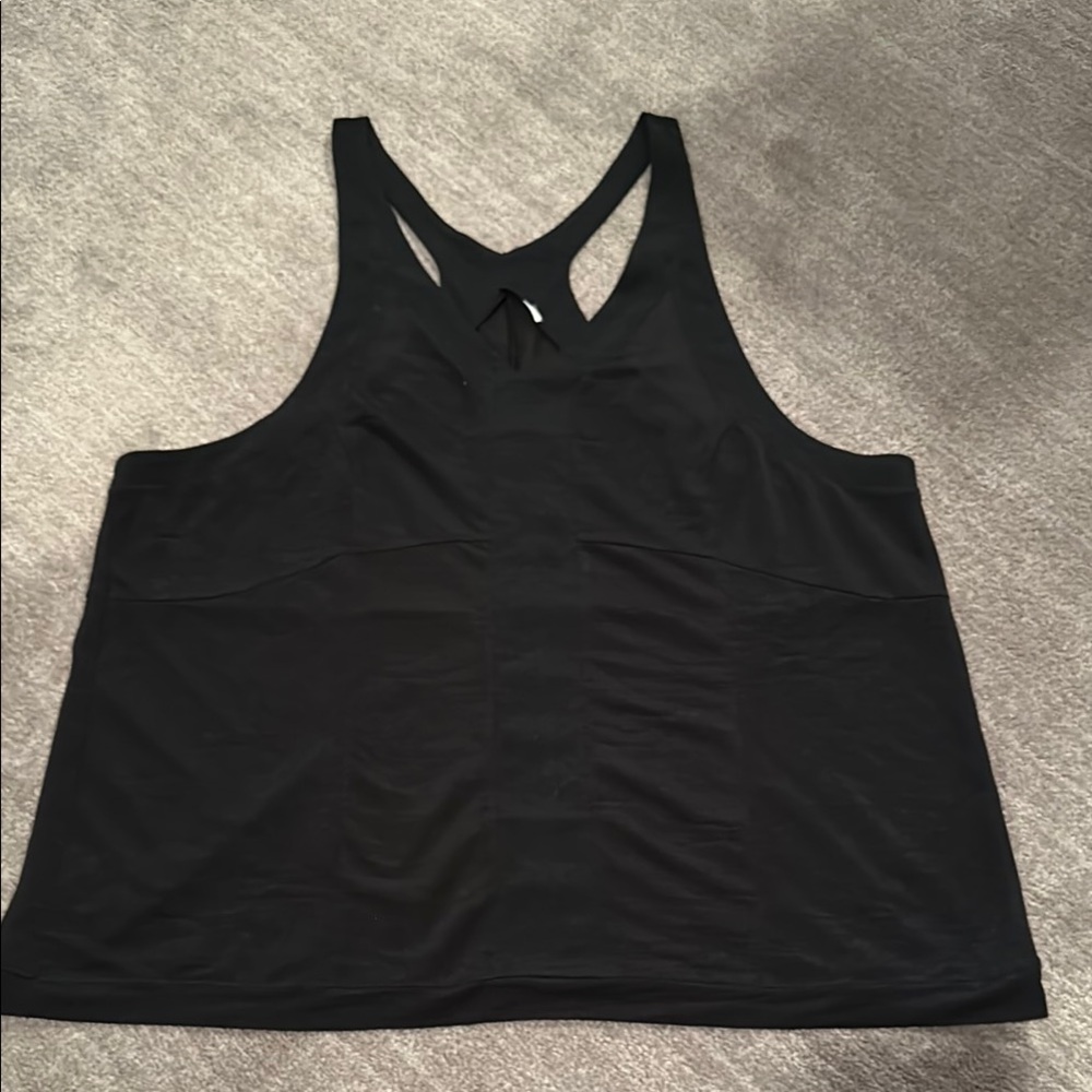 Alo Black Sleeveless Tank Top